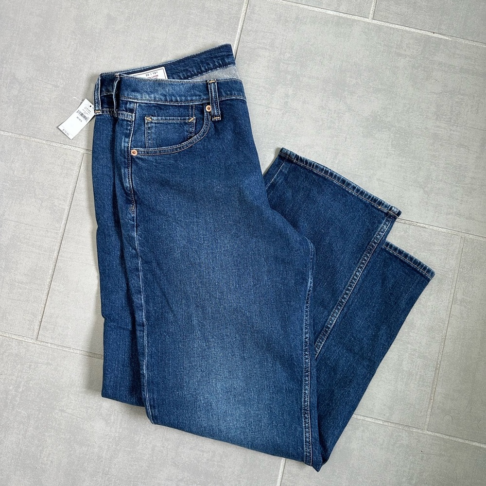 Gap Mid-Rise Organic Cotton 90s Loose Jeans, Sz 30/10s NWT